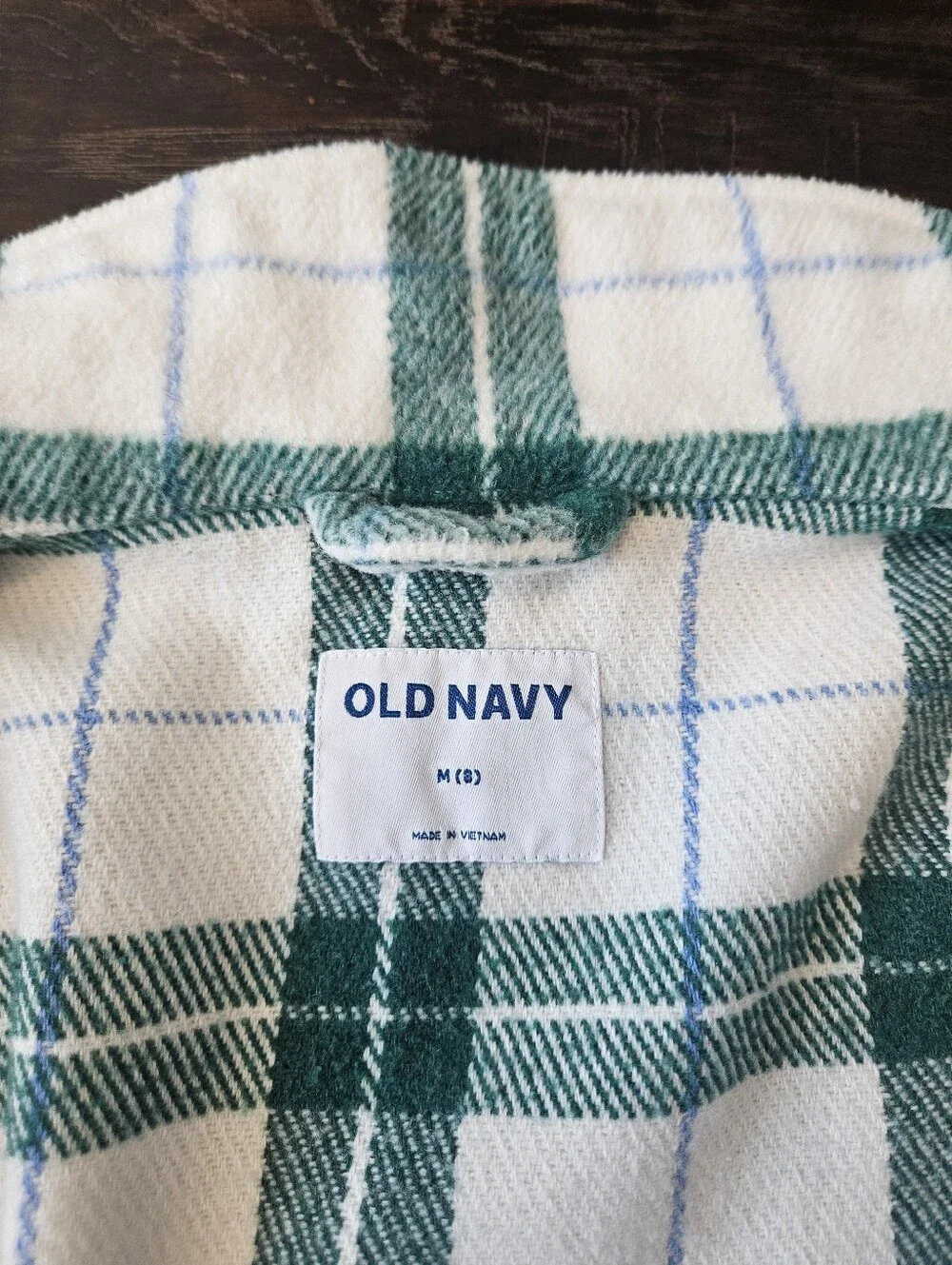 Old Navy cozy plaid